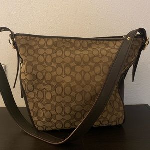 Coach Purse (with purse cover)
